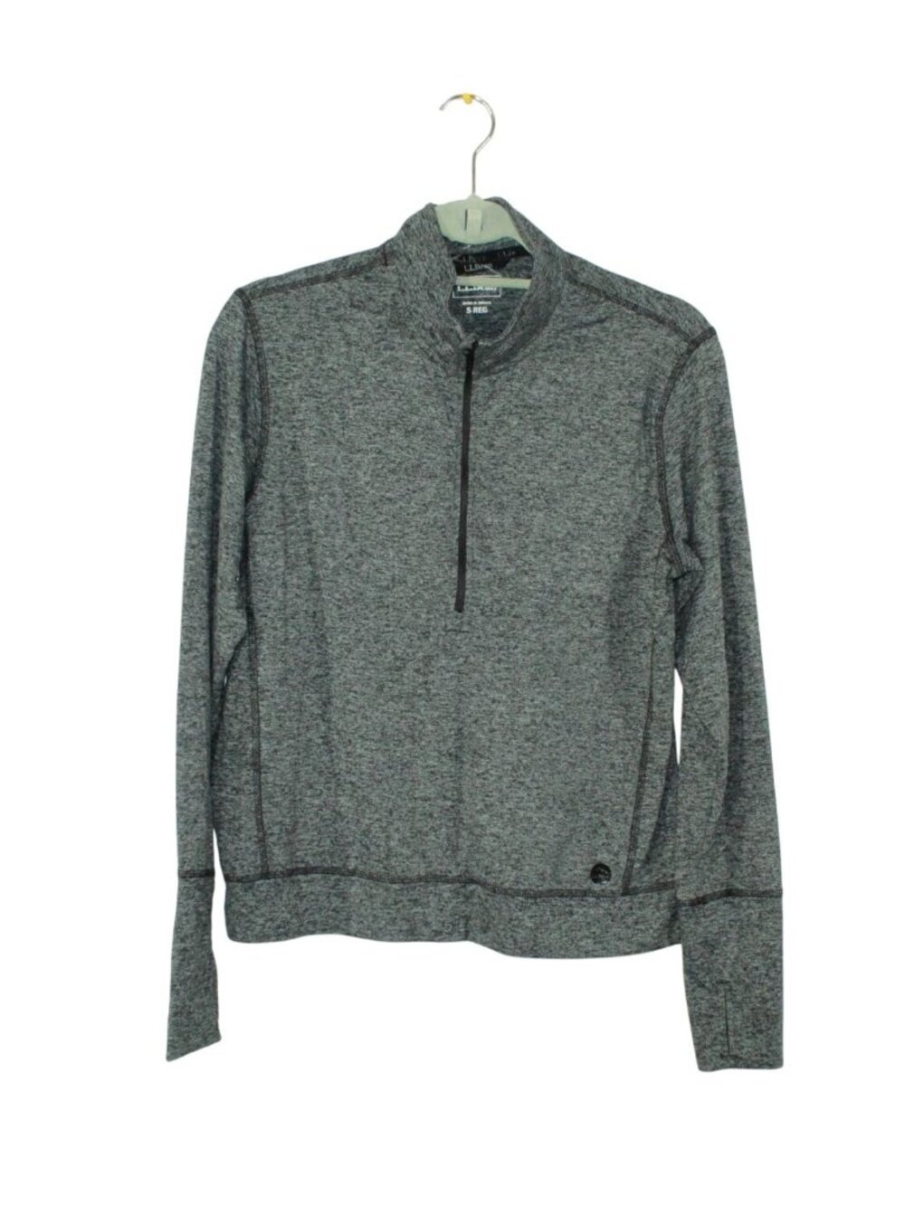 LL Bean VentureSoft Sweatshirt 1/4 Zip Athletic Top Sporty Activewear Small